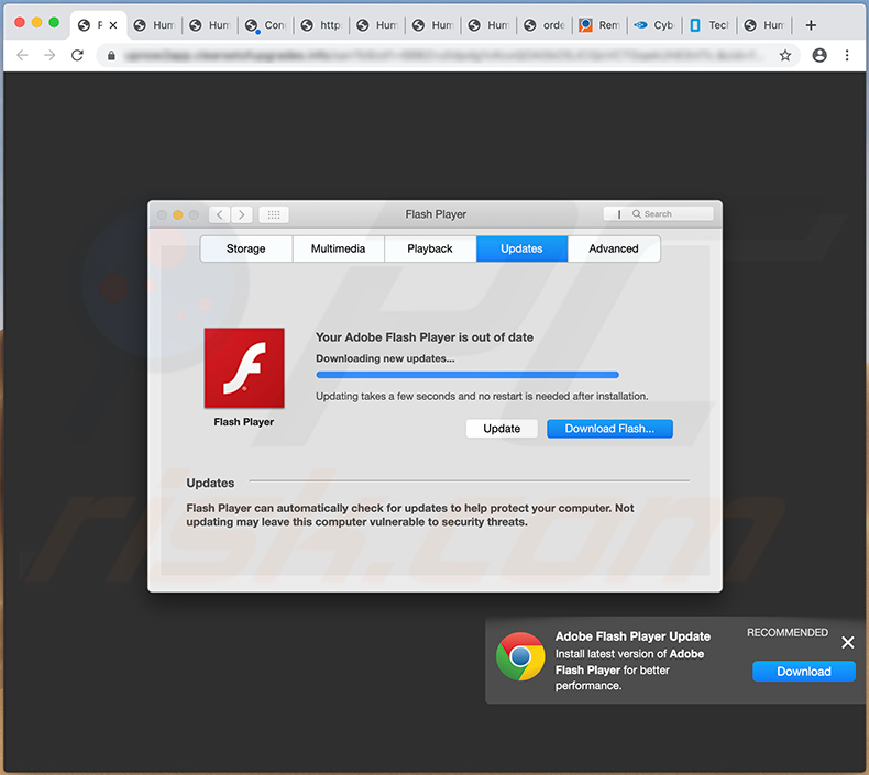 servsafe tutorial keeps asking to install flash for mac
